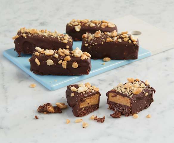 Frozen Chocolate Peanut Butter Bars