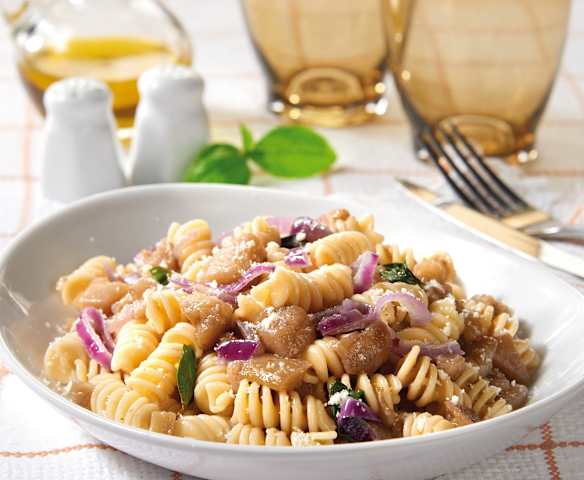 Fusilli e melanzane