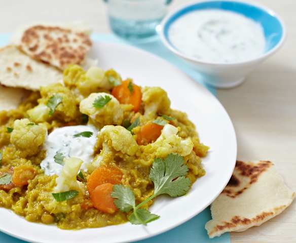 Blumenkohl-Linsen-Curry