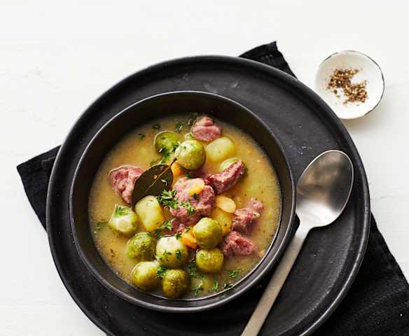 Rosenkohleintopf mit Kasseler