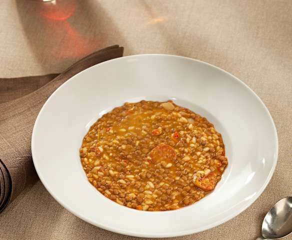 Lentejas con arroz
