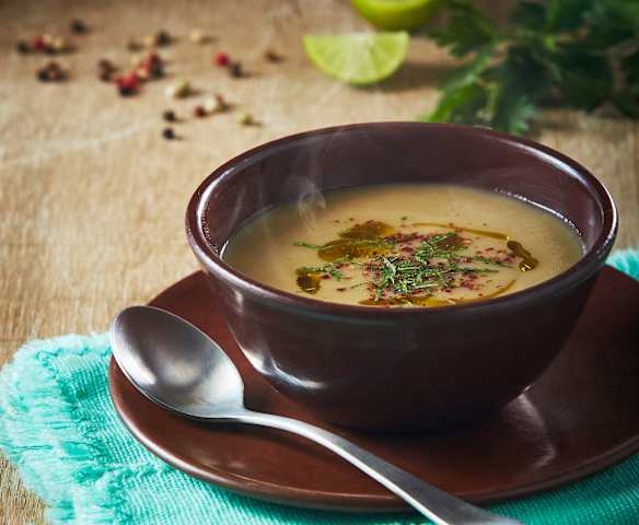 Sopa de berenjena asada