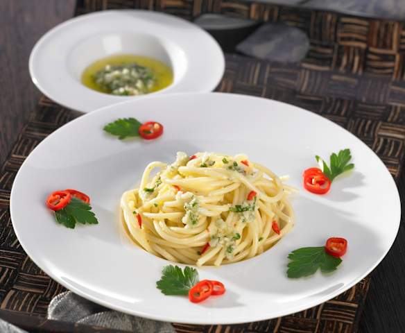 Aglio e Olio für Spaghetti