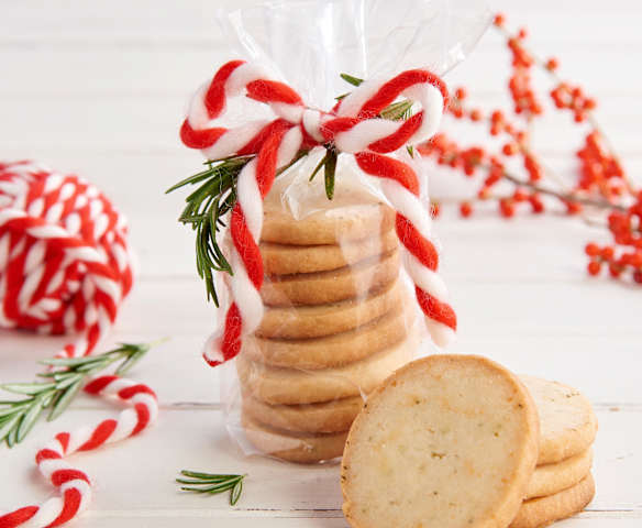 Rosemary Parmesan Shortbread