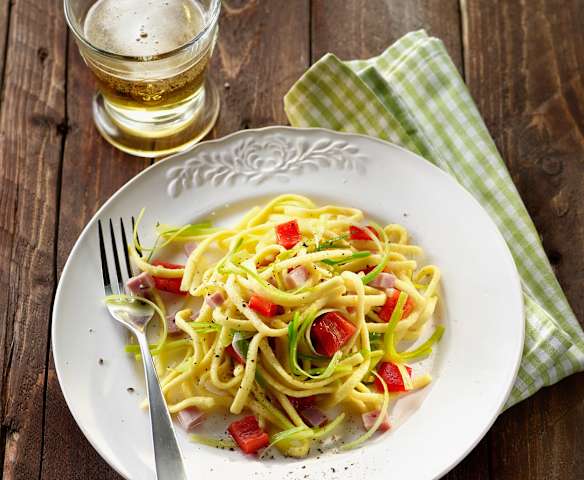 Porree-Spätzle-Salat