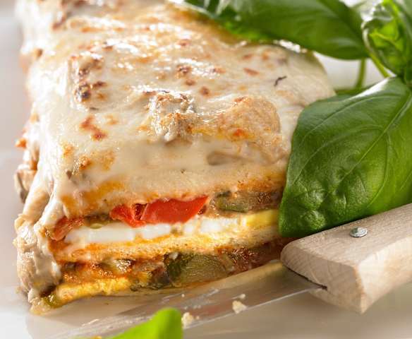 Terrina di verdure e uova