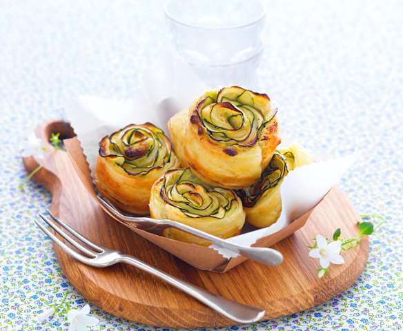 Tartelette courgette-brebis Tartelette courgette-brebis
