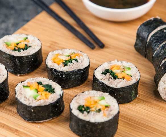 Sushi de vegetais