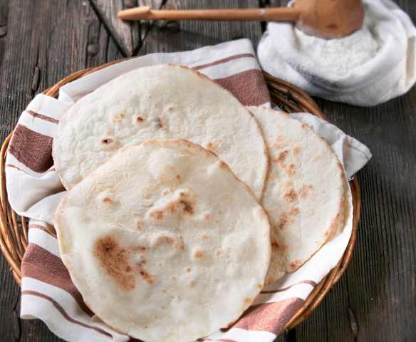 Bezglutenowy chlebek arabski