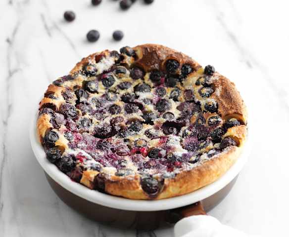 Clafoutis de mirtilos