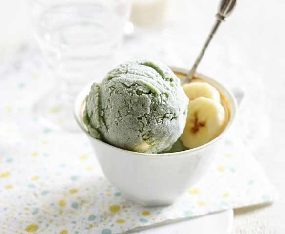 Sorbet banane-spiruline