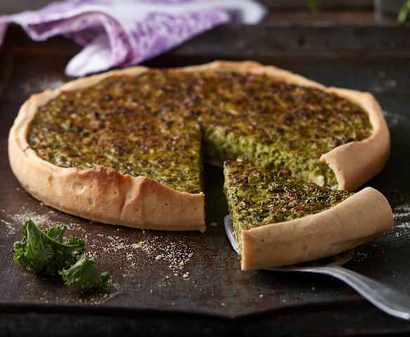 Grünkohl-Quiche
