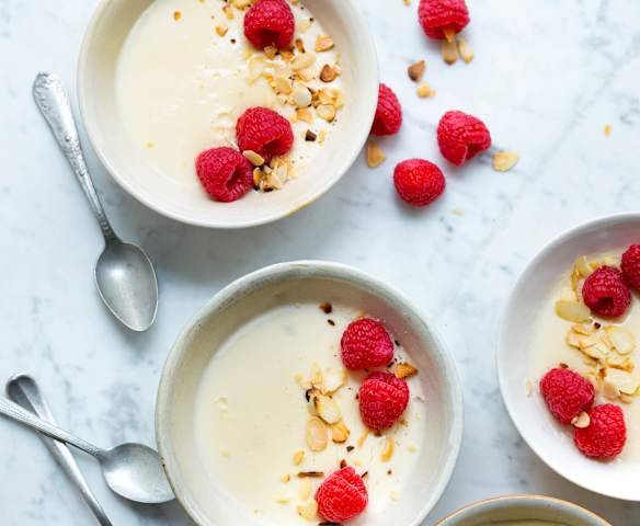 Crémeux citron et framboises