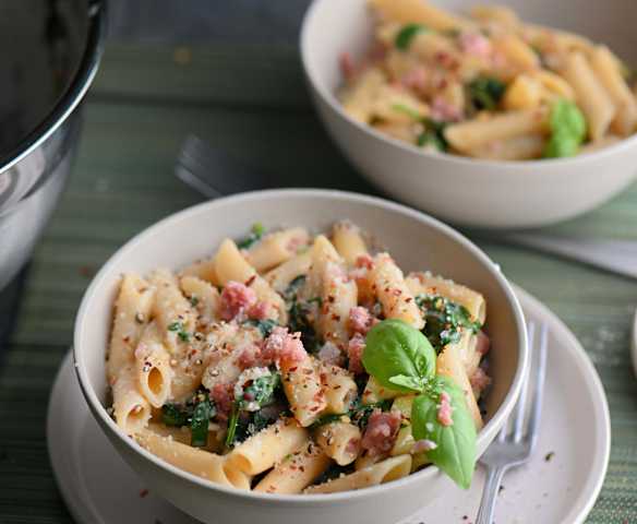 One-Pot-Pasta mit Salsiccia