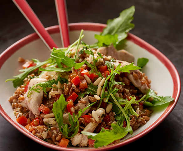 Insalata di farro e pollo