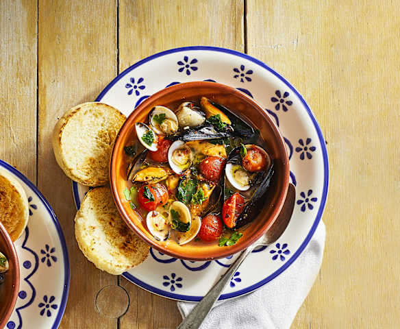 Sautè di cozze e vongole Sautè di cozze e vongole