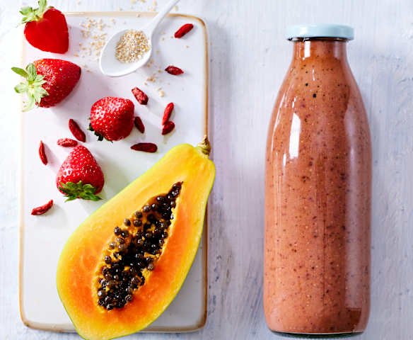 Maulbeeren-Kefir-Shake