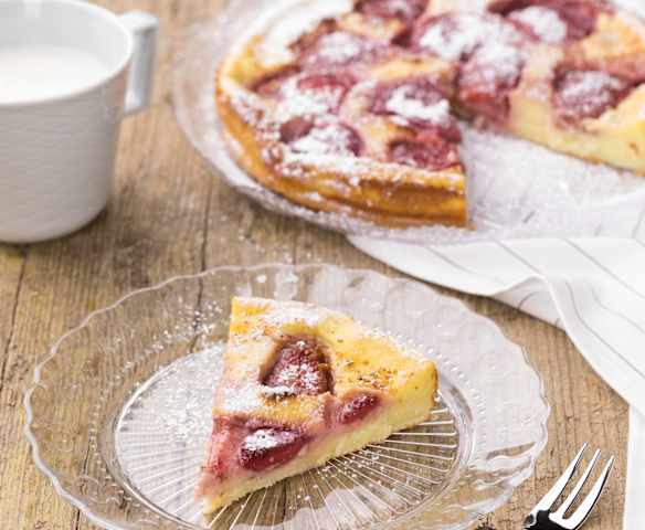 Clafoutis alle fragole (senza glutine)