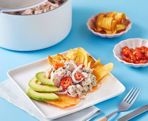 Peruvian Ceviche with Leche de Tigre