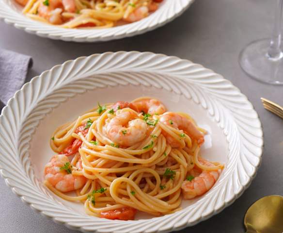 蒜香鮮蝦義大利麵(TM6 & TM5)