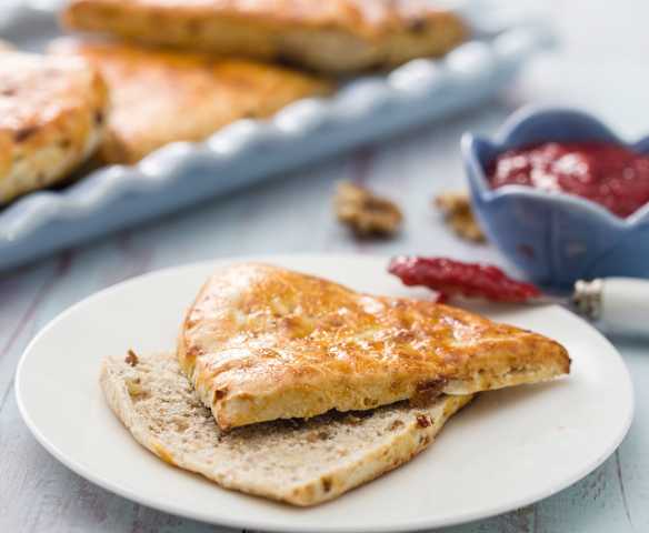 Scones con pasas y nueces