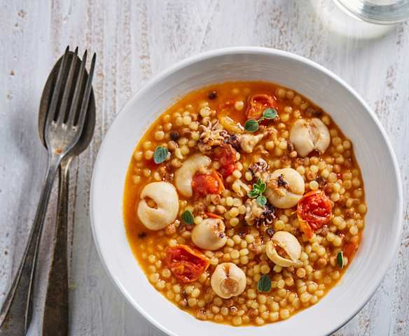 Fregola con le seppie