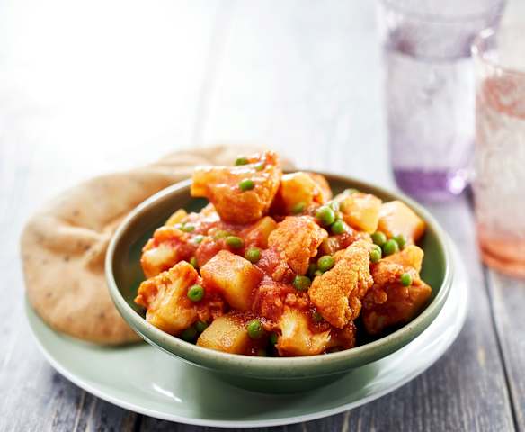 Karfiol-Erdäpfel-Curry (Aloo Ghobi)