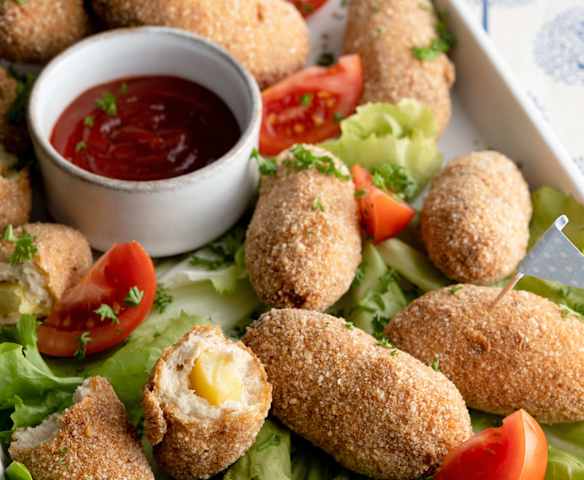 Crocchette di pollo e patate