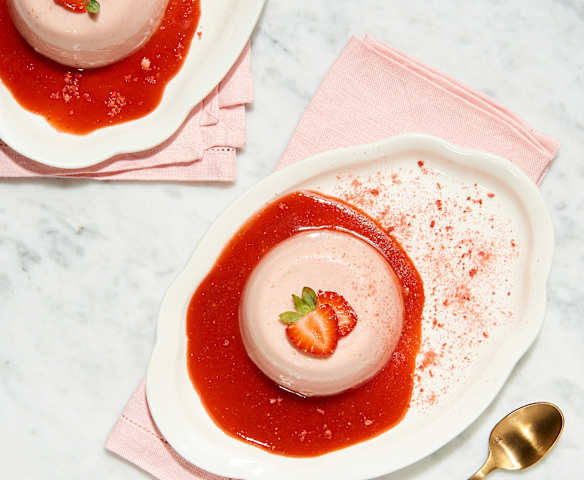 Strawberry Panna Cotta