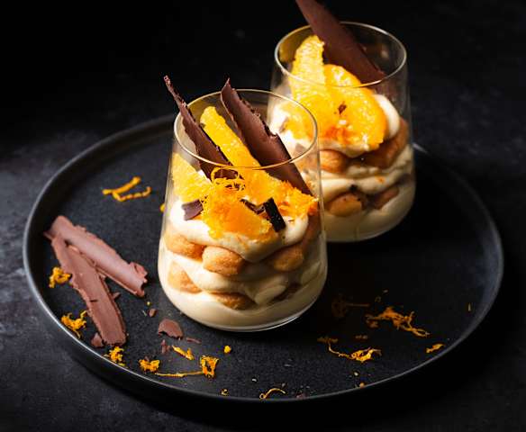 Tiramisú a la naranja