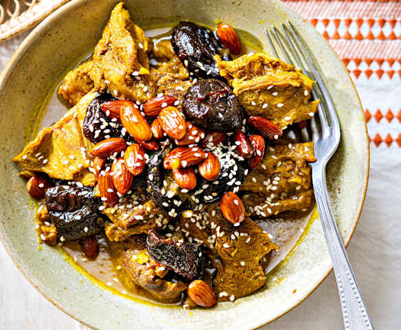 Tajine d'agneau aux pruneaux