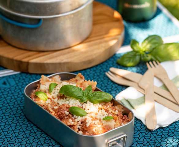 Makaron w sosie bolońskim