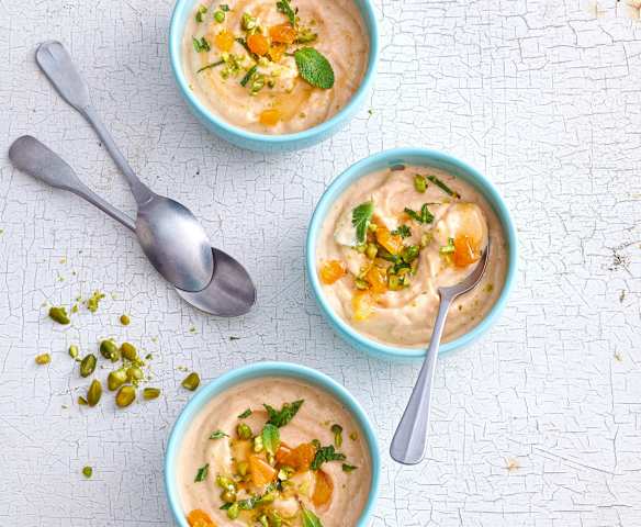 Yaourt glacé à l'abricot