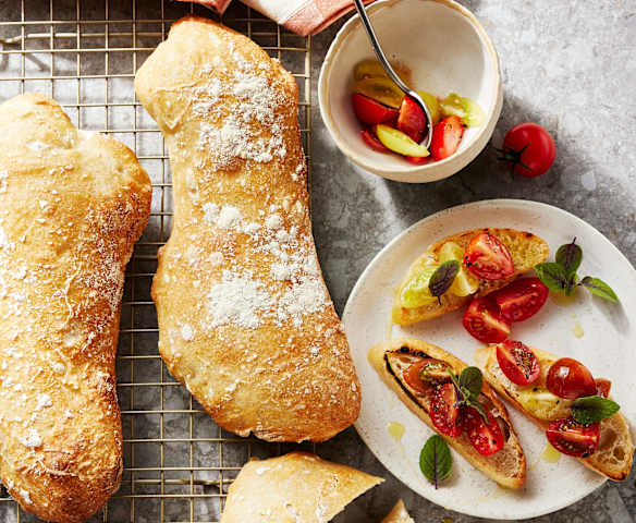 Italienische Ciabattas