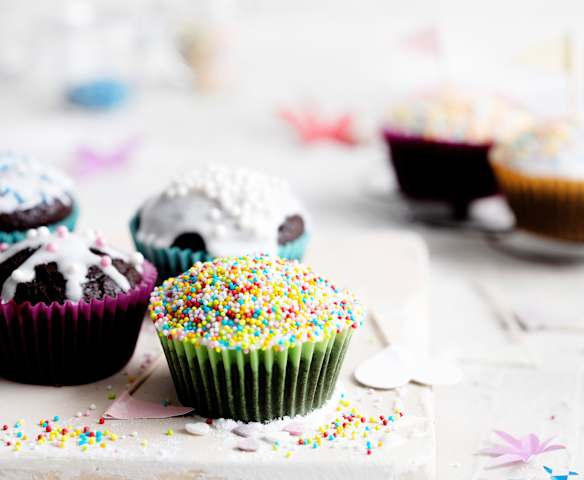 Magdalenas de zanahoria y cacao