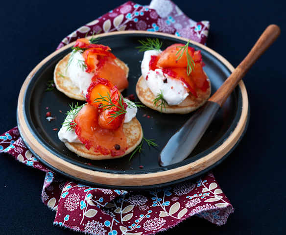 Salmone marinato alla barbabietola rossa