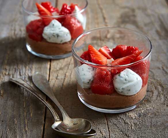 Cheesecake salata alle fragole