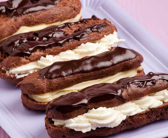 Éclaires al cioccolato