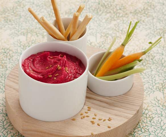 Houmous de betterave Houmous de betterave
