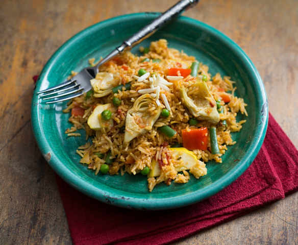 Vegetable pilaf