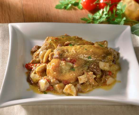 Faraona ai funghi porcini