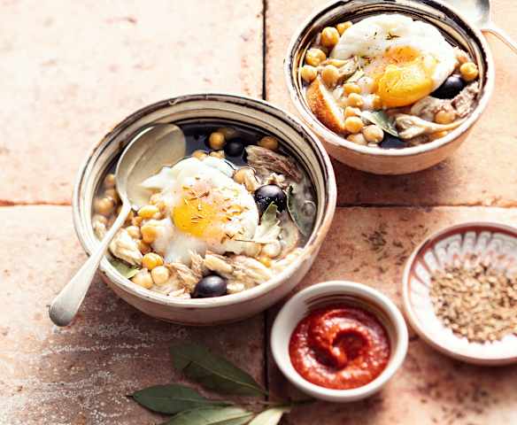 Lablabi (soupe tunisienne aux pois chiches)