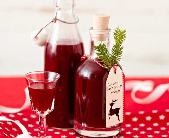 Liqueur aux fruits rouges