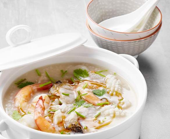 Bubur Seafood Tio Ciu (Teochew Seafood Porridge)