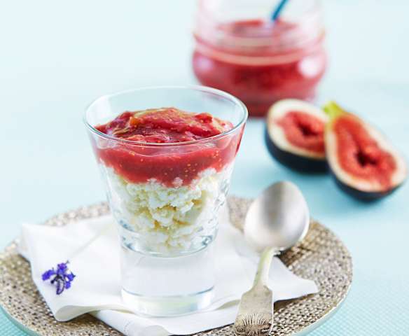 Higos con miel y requesón