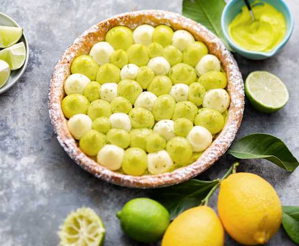 Tarte aux deux citrons sans gluten