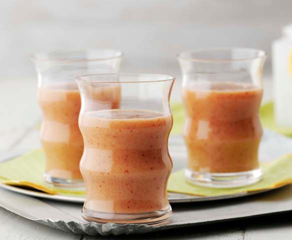 Smoothie pamplemousse, orange et raisin