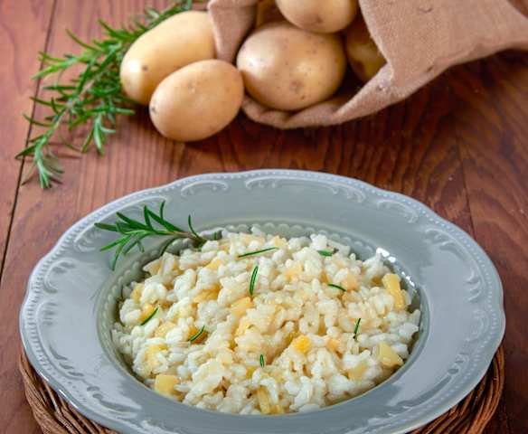Risotto patate e rosmarino