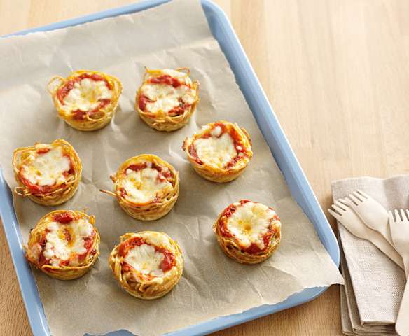 Muffins de spaghetti