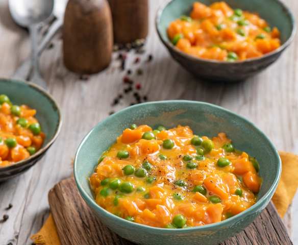 Marchewka z groszkiem na ciepło
